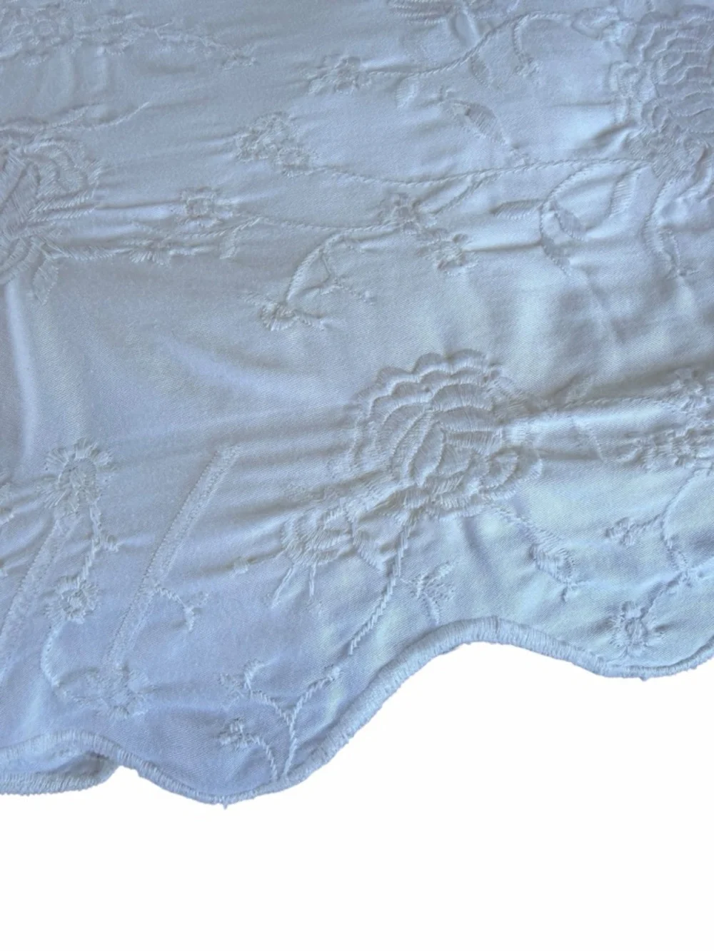 RARE Ralph Lauren Desert Palm Embroidered Queen Flat Sheet Cotton Sateen NICE!